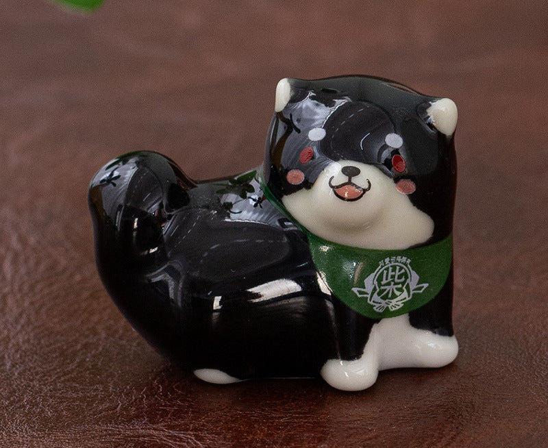 Repose-baguettes coloré Gohobi pour chien Shiba Inu
