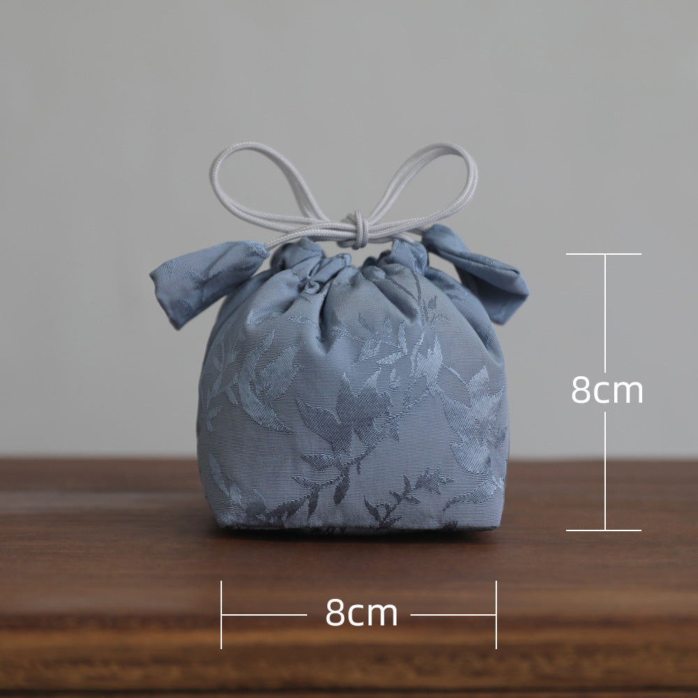 Gohobi Blue and Pink Teaware Storage Travel Bag Shifuku