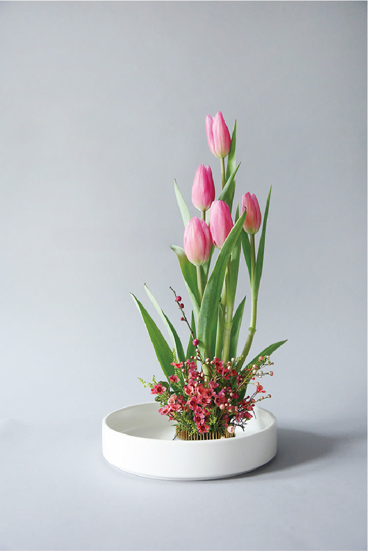Grand vase Gohobi Ikebana de style japonais 009