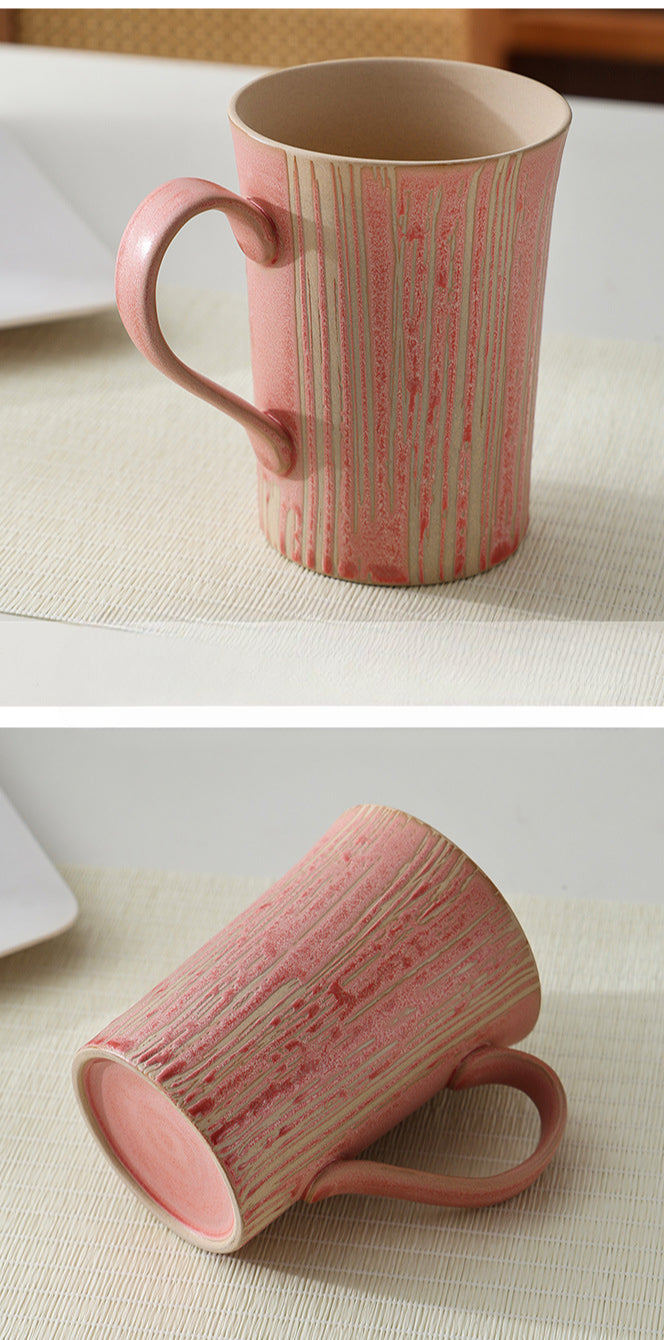 Gohobi Tasse à café japonaise faite à la main avec soucoupe 010