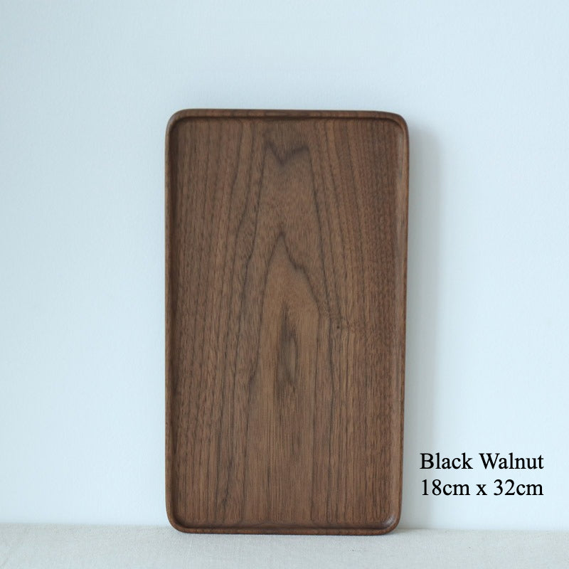 Gohobi Japanese-Inspired Solid Wood Tea Tray