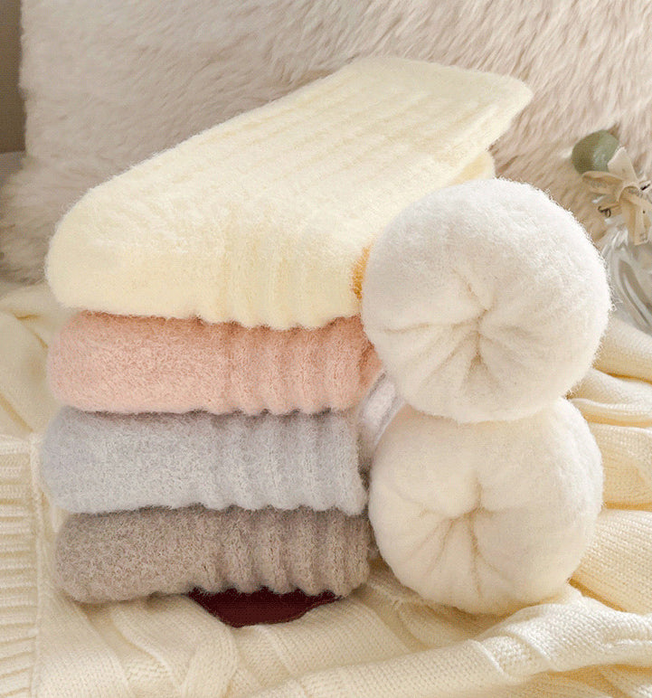 Chaussettes épaisses en polaire chaude Gohobi