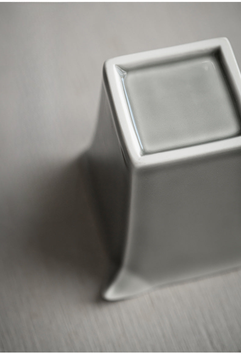 Pichet de style japonais Gohobi gris glacé et vert 001