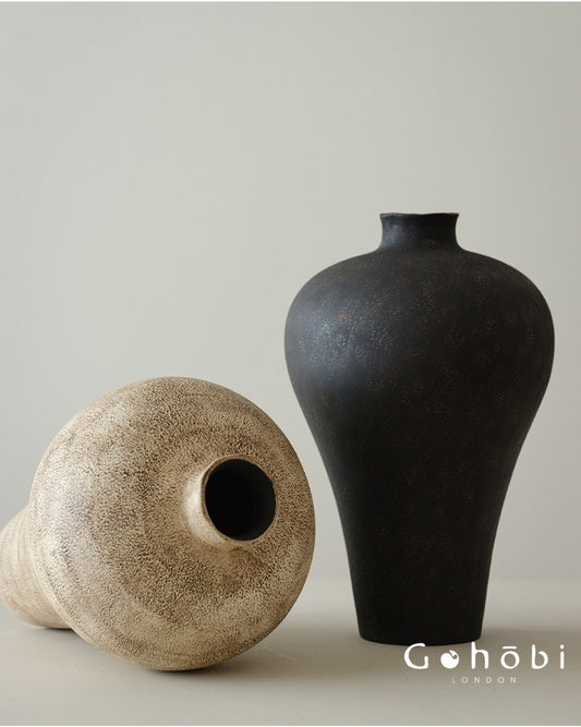 Gohobi Japanese-style Wabi Sabi Handmade Zen Large Vase 022