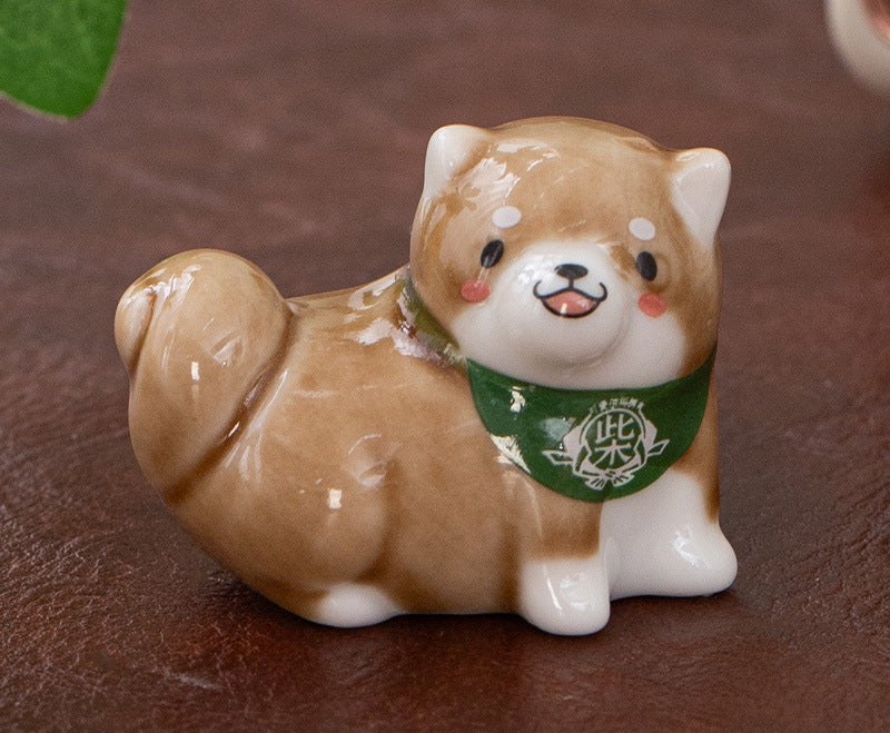 Repose-baguettes coloré Gohobi pour chien Shiba Inu