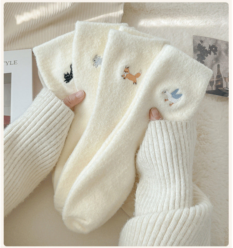 Chaussettes en velours Gohobi Animals