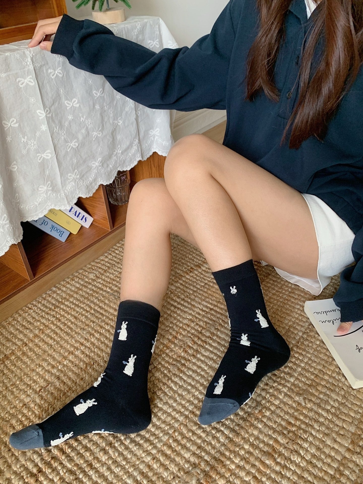 Gohobi Fuzzy Animals Cotton Socks