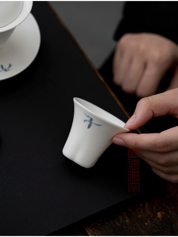 Gohobi Qiu Shui Orchid Ceramic Teacup
