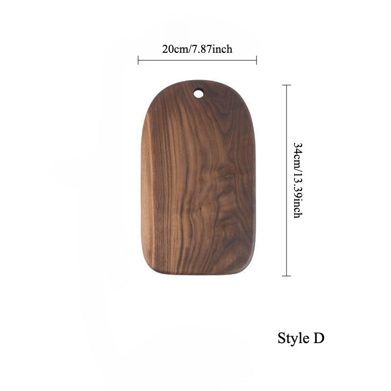 Gohobi Black Walnut Wooden Cutting Board with Handle