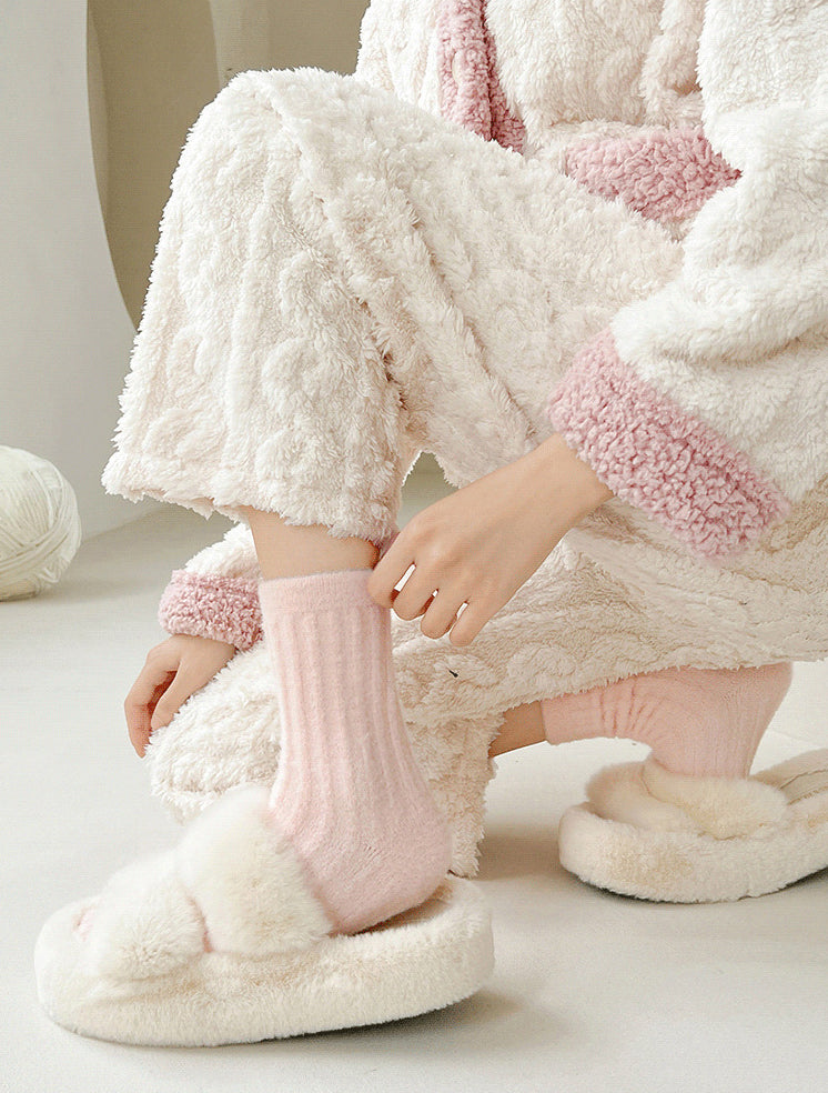 Chaussettes épaisses en polaire chaude Gohobi