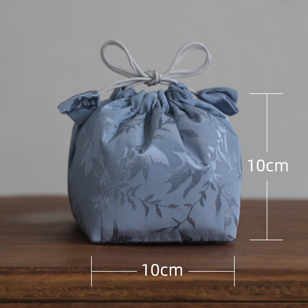 Gohobi Blue and Pink Teaware Storage Travel Bag Shifuku
