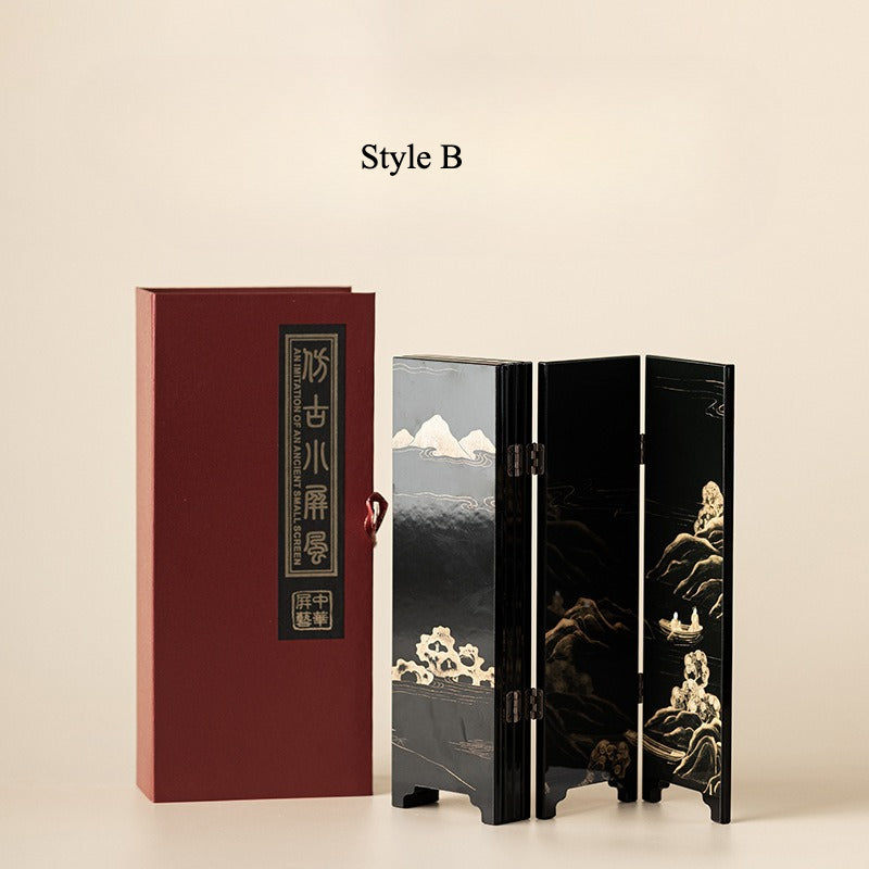 Gohobi Chinese Screen Tea Table Ornament