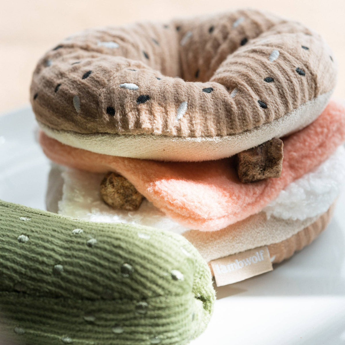 Lambwolf Bagel + Pickle//ENRICHMENT DOG TOY