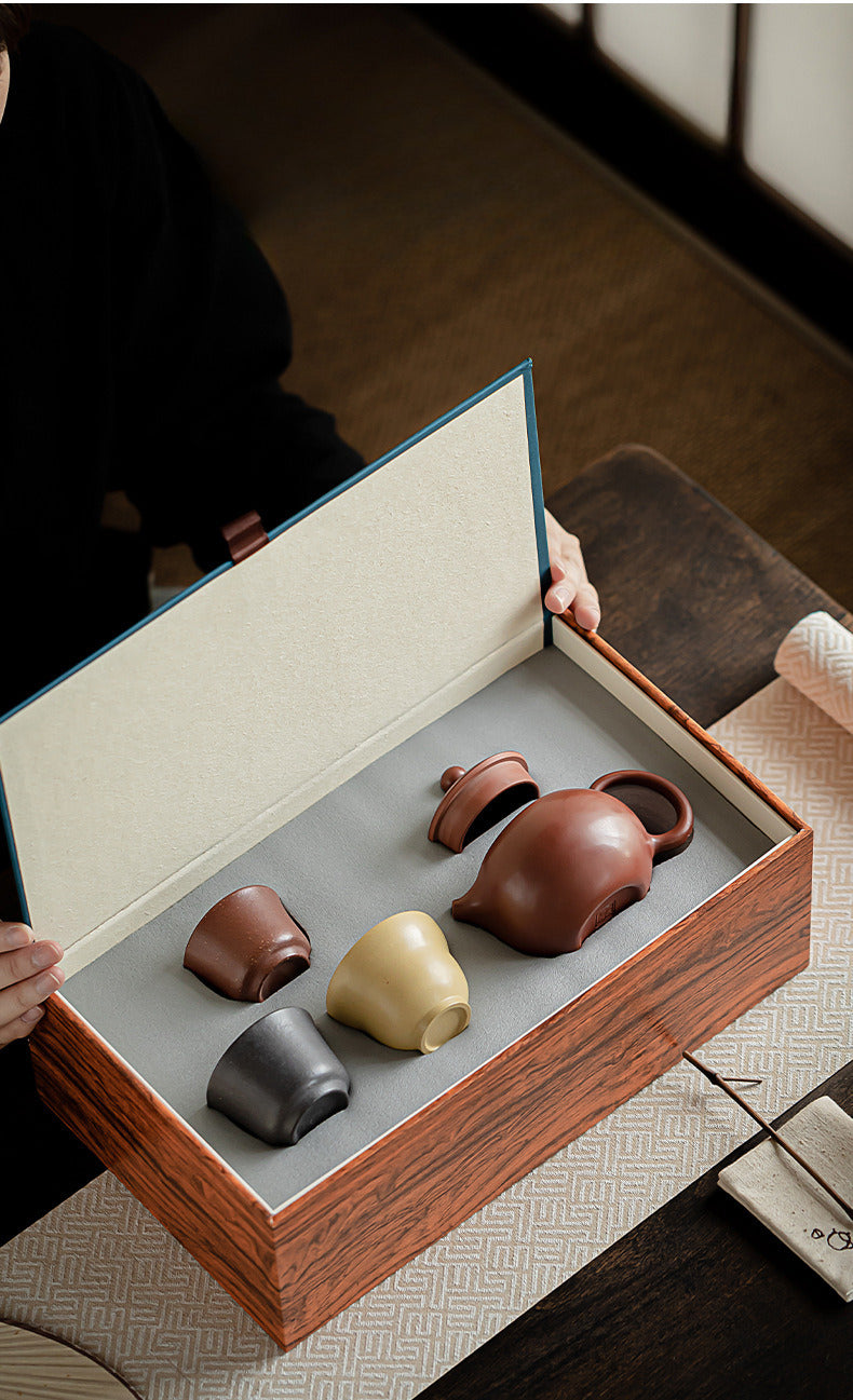 Service à thé en argile Yixing classique et original de Gohobi 03