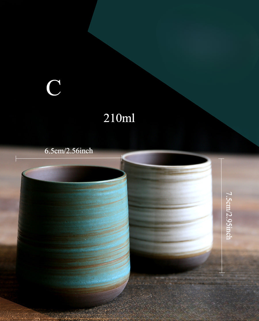Gohobi Hand-Painted Kiln-Changed Ceramic Cup