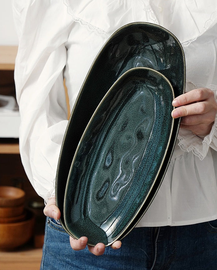 Gohobi Kiln-Change Oval Plate