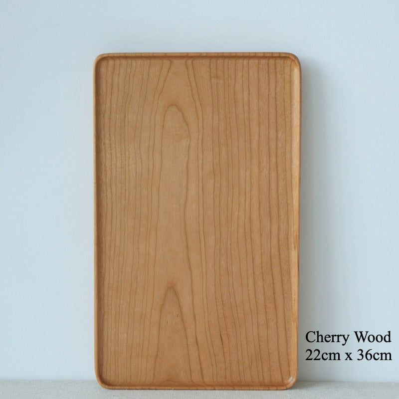 Gohobi Japanese-Inspired Solid Wood Tea Tray
