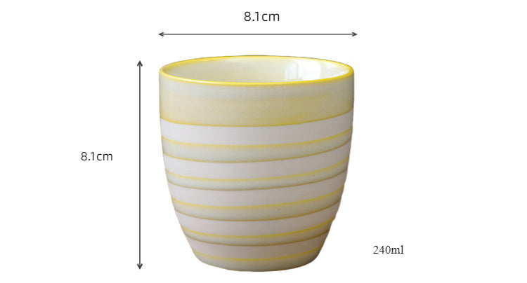 Gohobi Tasse à thé et à café en céramique de style japonais 004