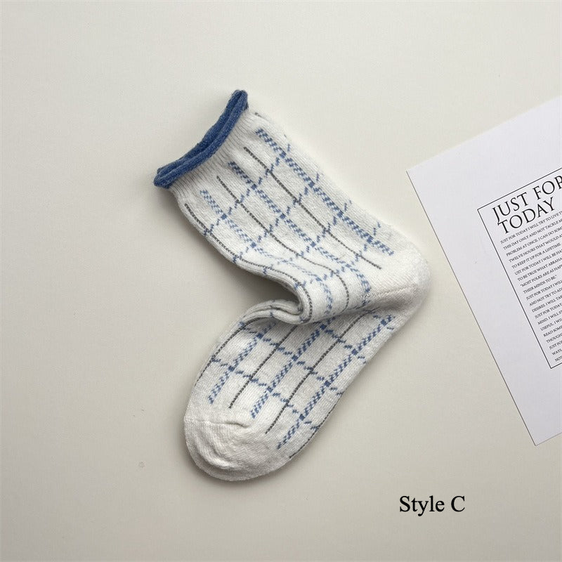 Gohobi Blue-Grey Puppy Women Socks