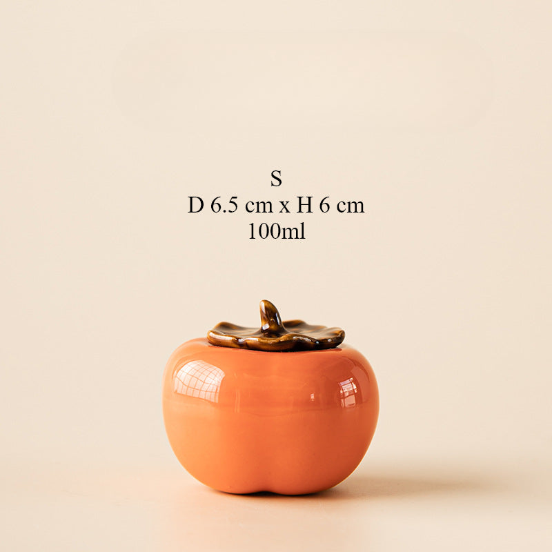 Gohobi Persimmon Shaped Food Container Storage