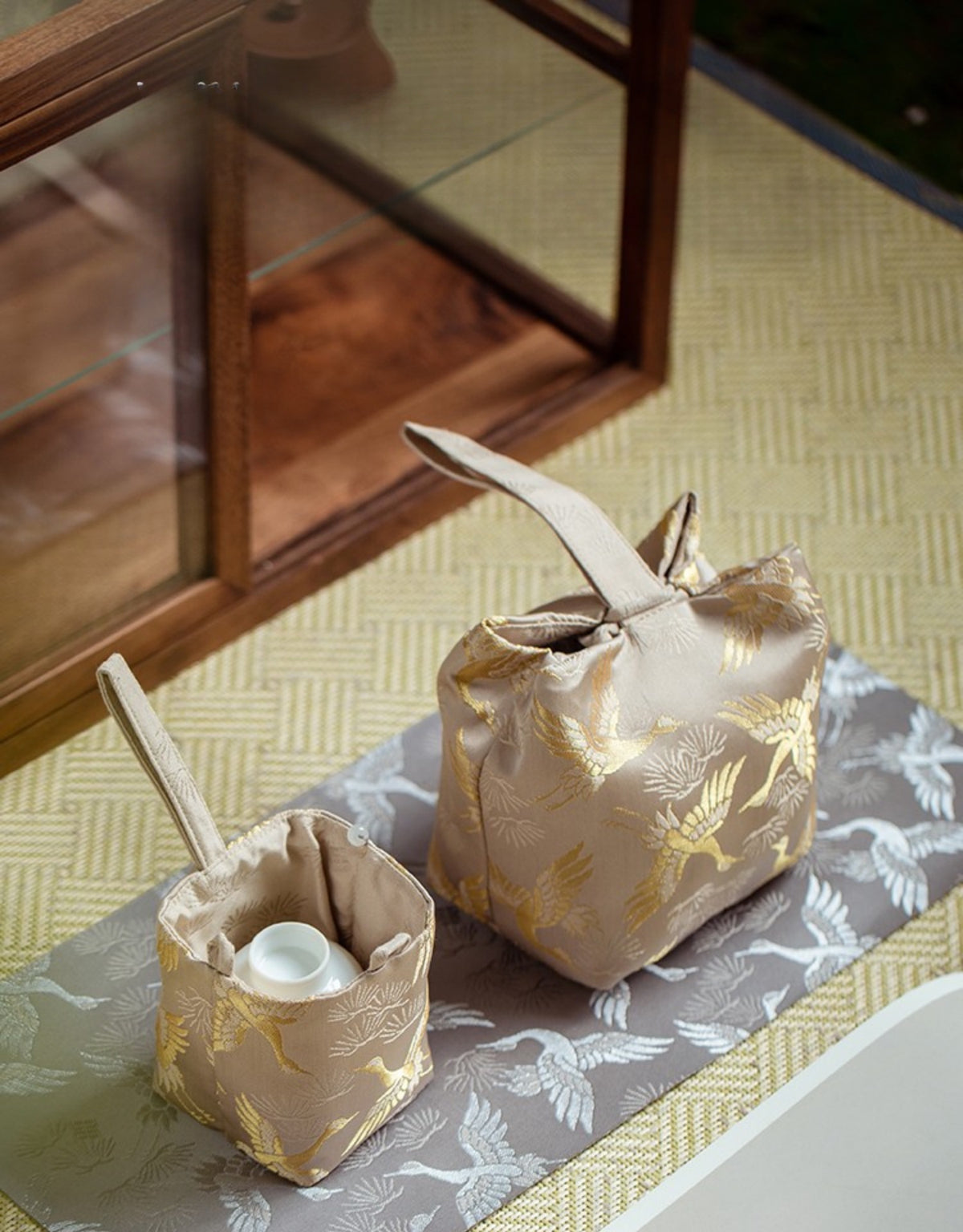 Sac de voyage de rangement pour théière de luxe Gohobi