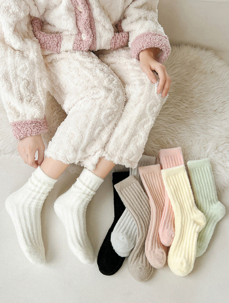 Chaussettes épaisses en polaire chaude Gohobi