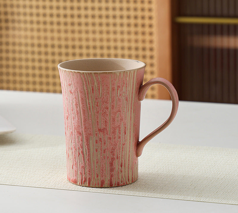 Gohobi Tasse à café japonaise faite à la main avec soucoupe 010