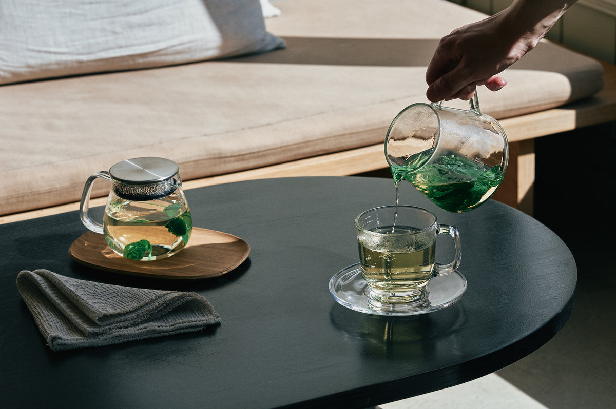 Kinto LUX glass expresso cup 80ml/ cup 250ml / mug 280ml/ 360ml Saucer 110mm/ 150mm