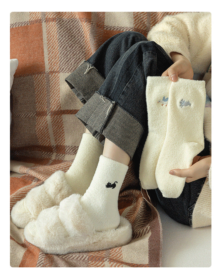 Chaussettes en velours Gohobi Animals