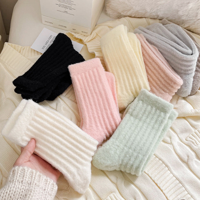 Chaussettes épaisses en polaire chaude Gohobi