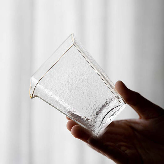 Gohobi Handmade Square Glass Pitcher