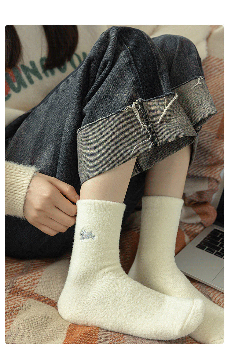 Chaussettes en velours Gohobi Animals