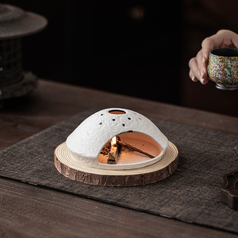 Gohobi Little Planet Ceramic Aromatherapy Fireplace Burner