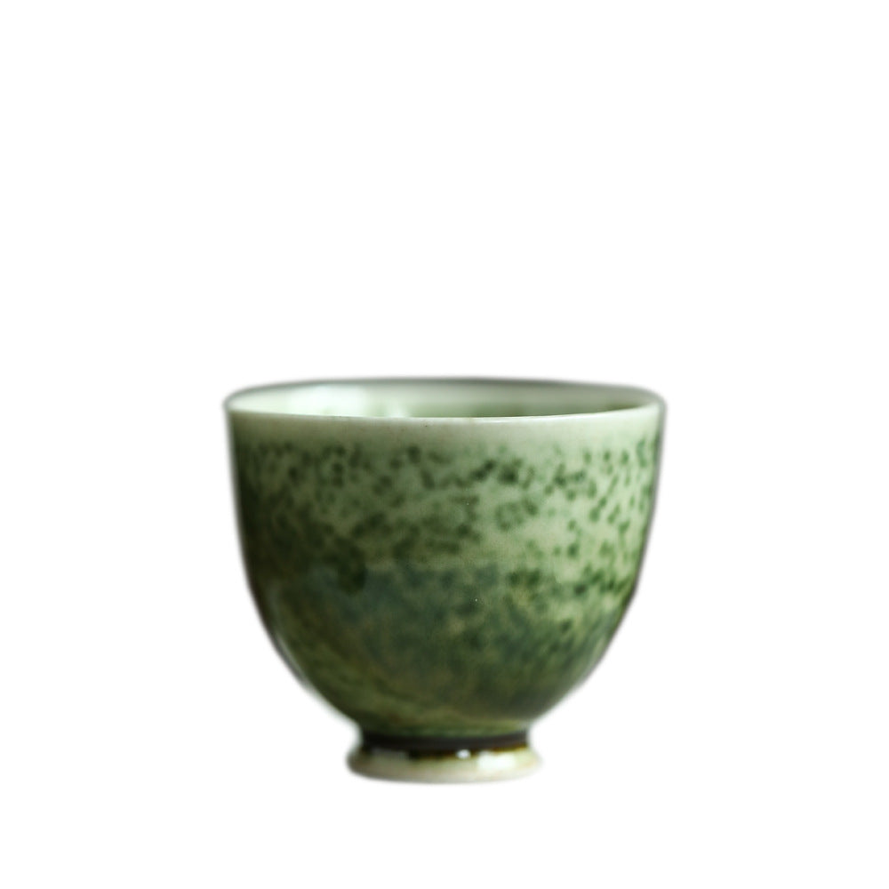 Tasse à thé vert Gohobi Moss Soda - Tasse à thé au four à bois de Jingdezhen