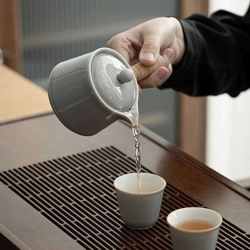 Théière Gohobi style japonais gris glacé 001