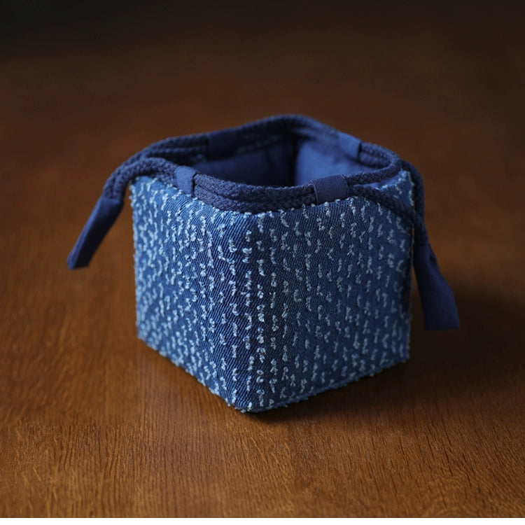 Gohobi Denim Large Teaware Storage Travel Bag Shifuku
