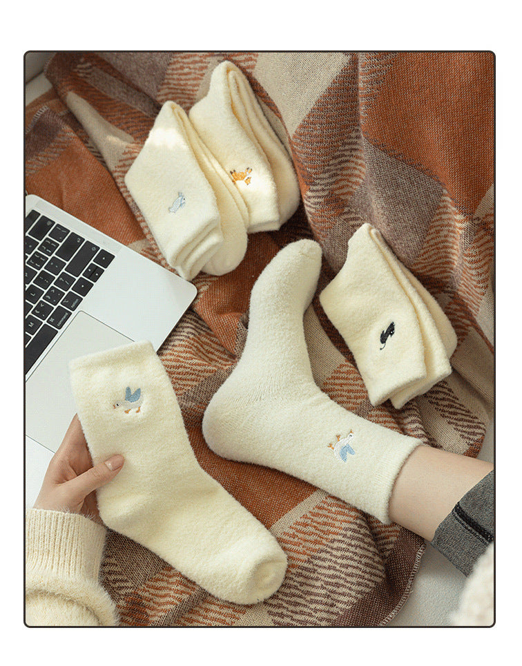 Chaussettes en velours Gohobi Animals