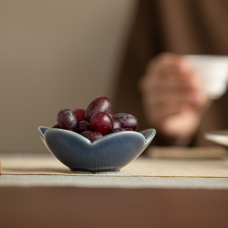 Gohobi Traditional Japanese Glazed Fruit Nuts Smll Plate - Chinese Knot 003