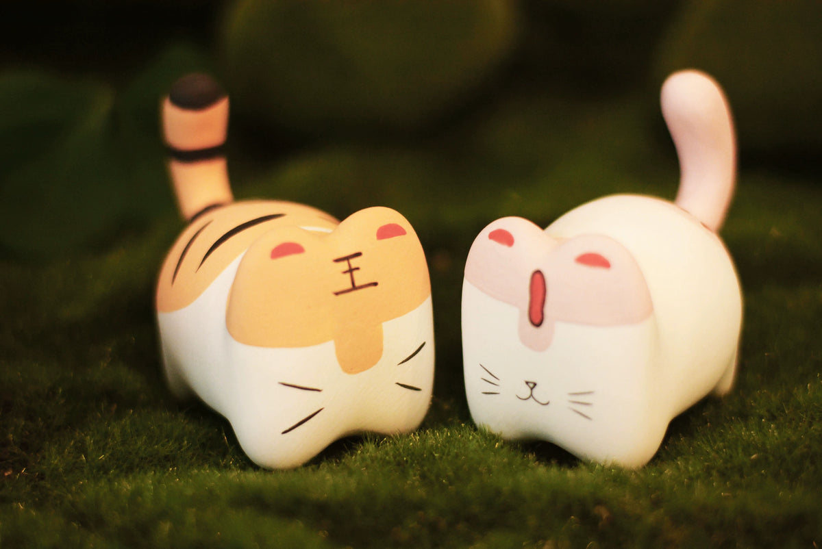 Gohobi x Little Diary Handmade Ceramic Lion Tiger Leopard