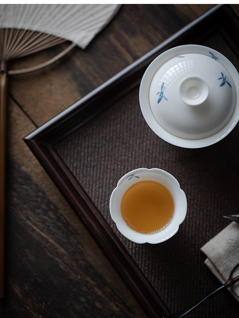 Gohobi Hand-Painted Orchid Aroma Cup