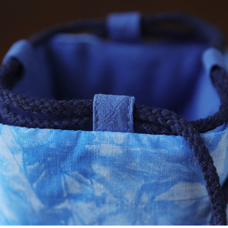 Gohobi Dyed Fabric Teaware Storage Travel Bag Shifuku