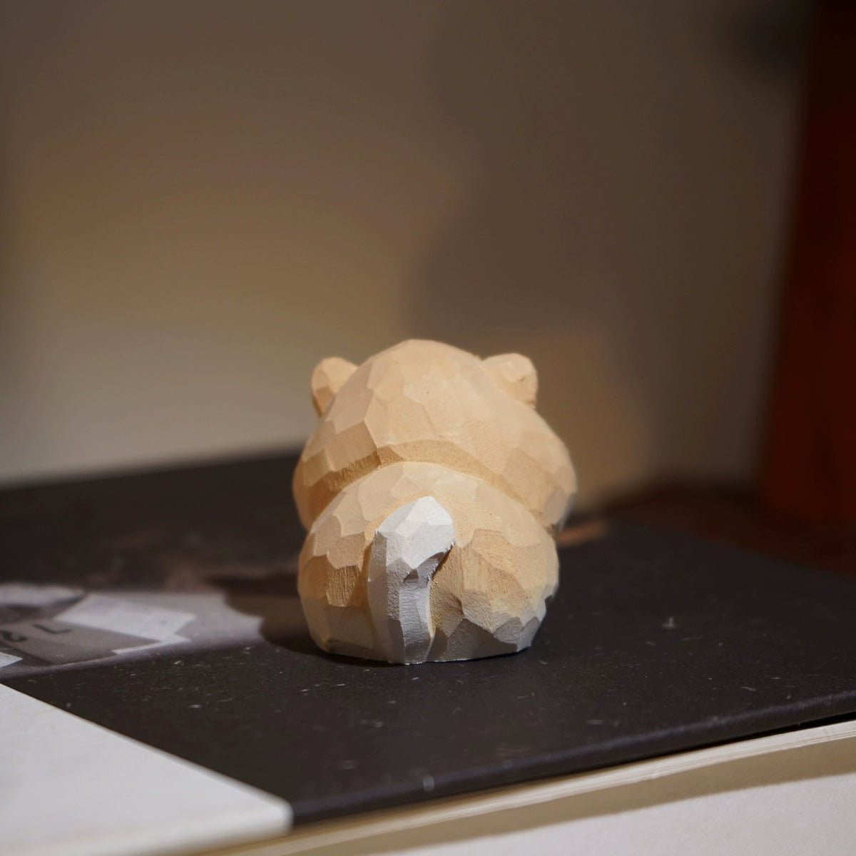 Gohobi Hand-Carved Meditating Shiba Inu Figurine