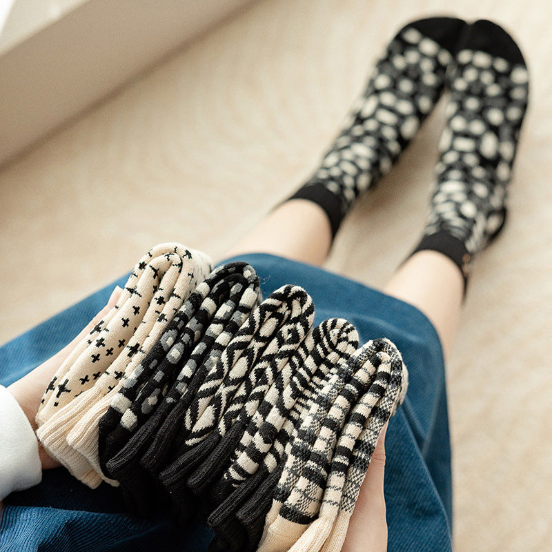 Chaussettes à motif animalier Gohobi Black Bear