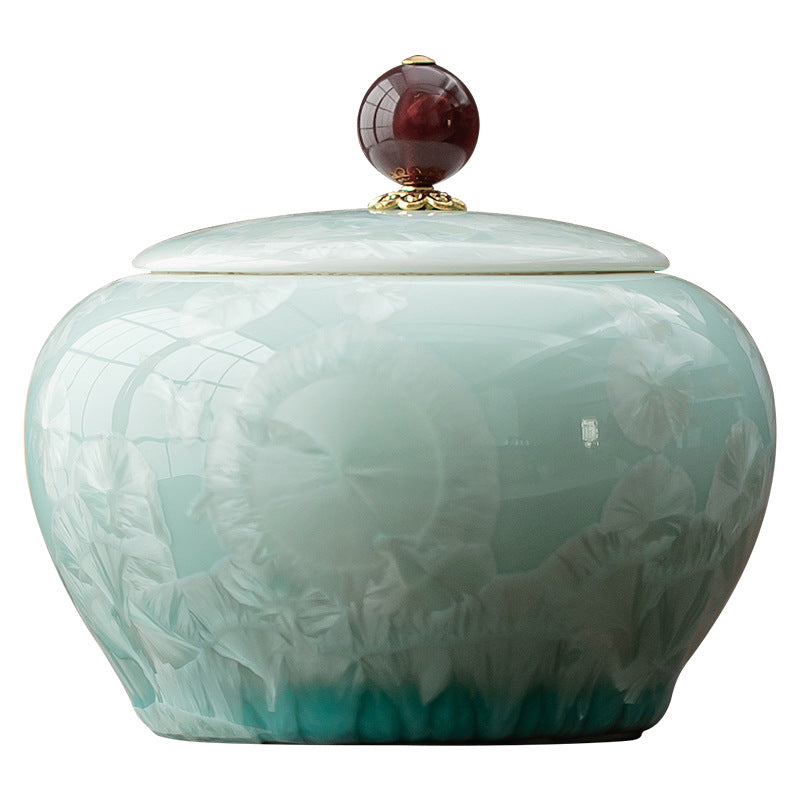 Gohobi Crystal Glazed Storage Jar 002