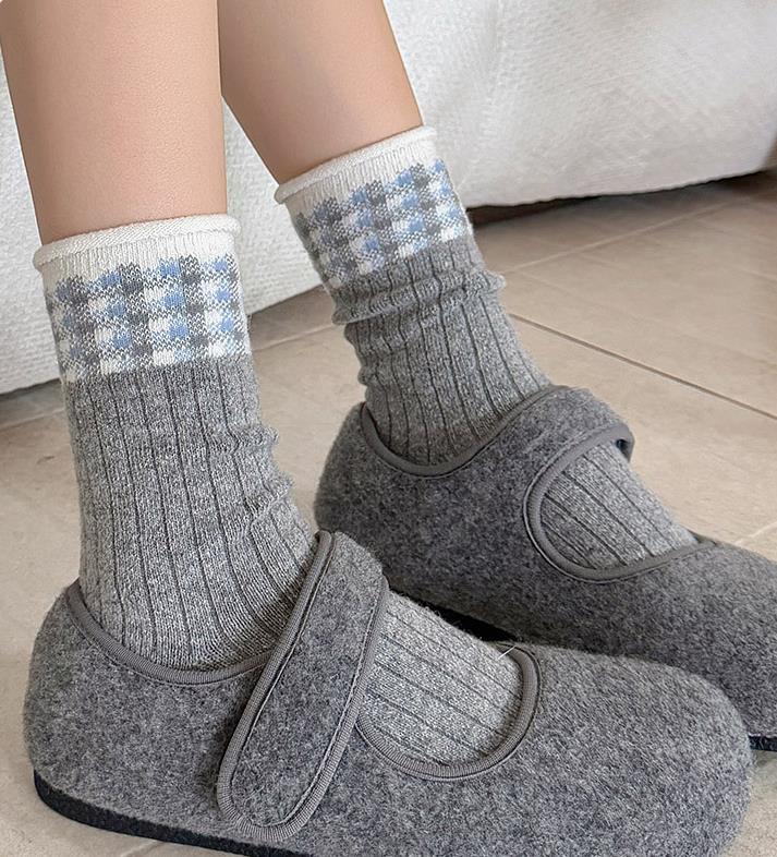 Gohobi Blue-Grey Puppy Women Socks
