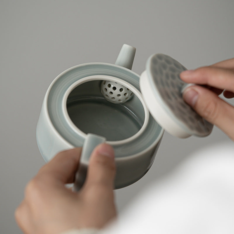 Gohobi Japanese Style Ice Grey Teapot 007