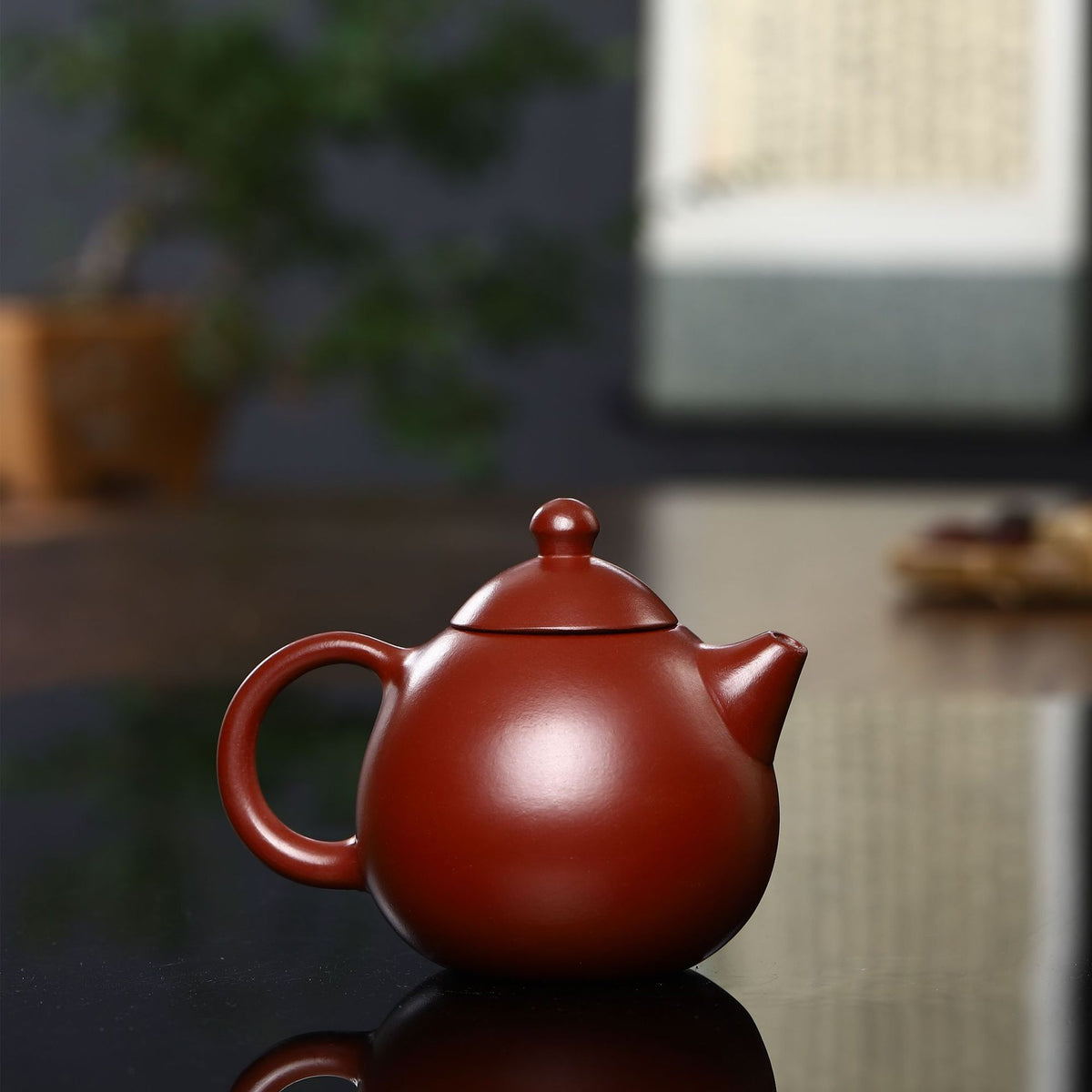 Gohobi Yixing Red Clay Dragon Egg Teapot (200 ml)