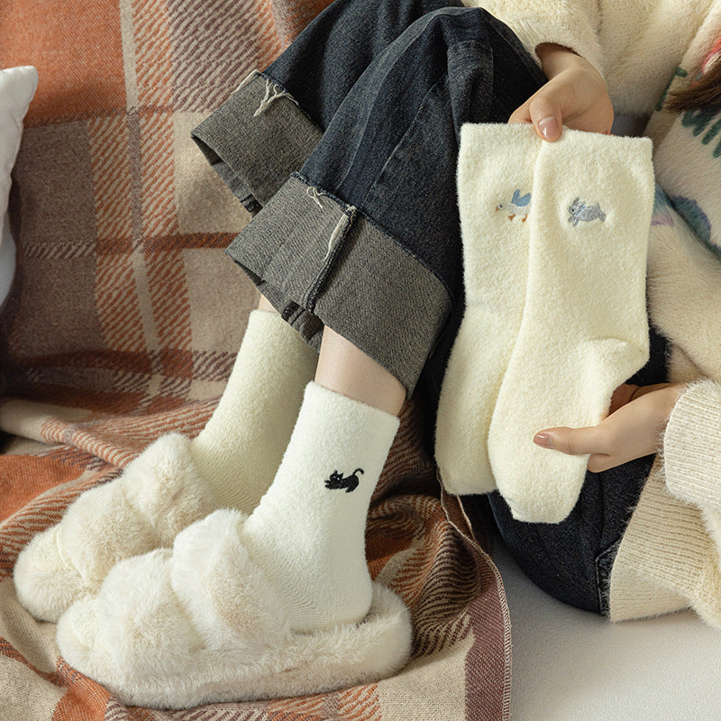 Chaussettes en velours Gohobi Animals