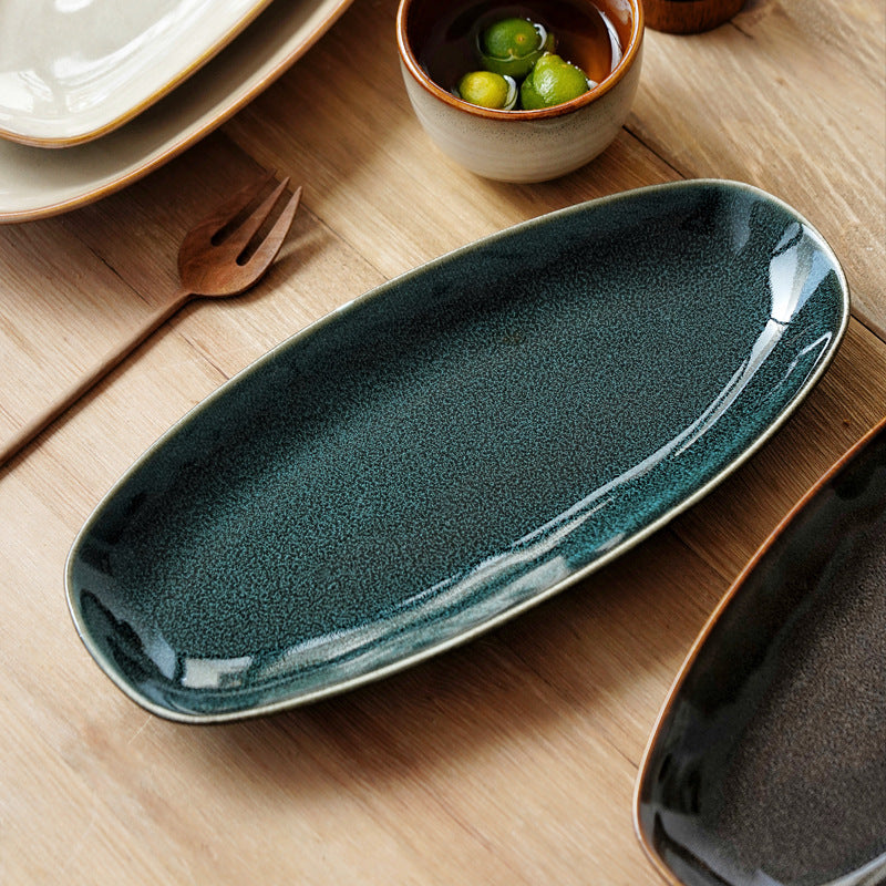 Gohobi Kiln-Change Oval Plate