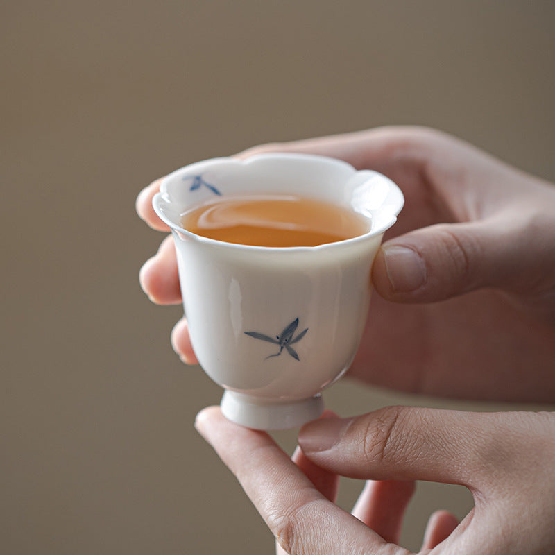 Gohobi Hand-Painted Orchid Aroma Cup